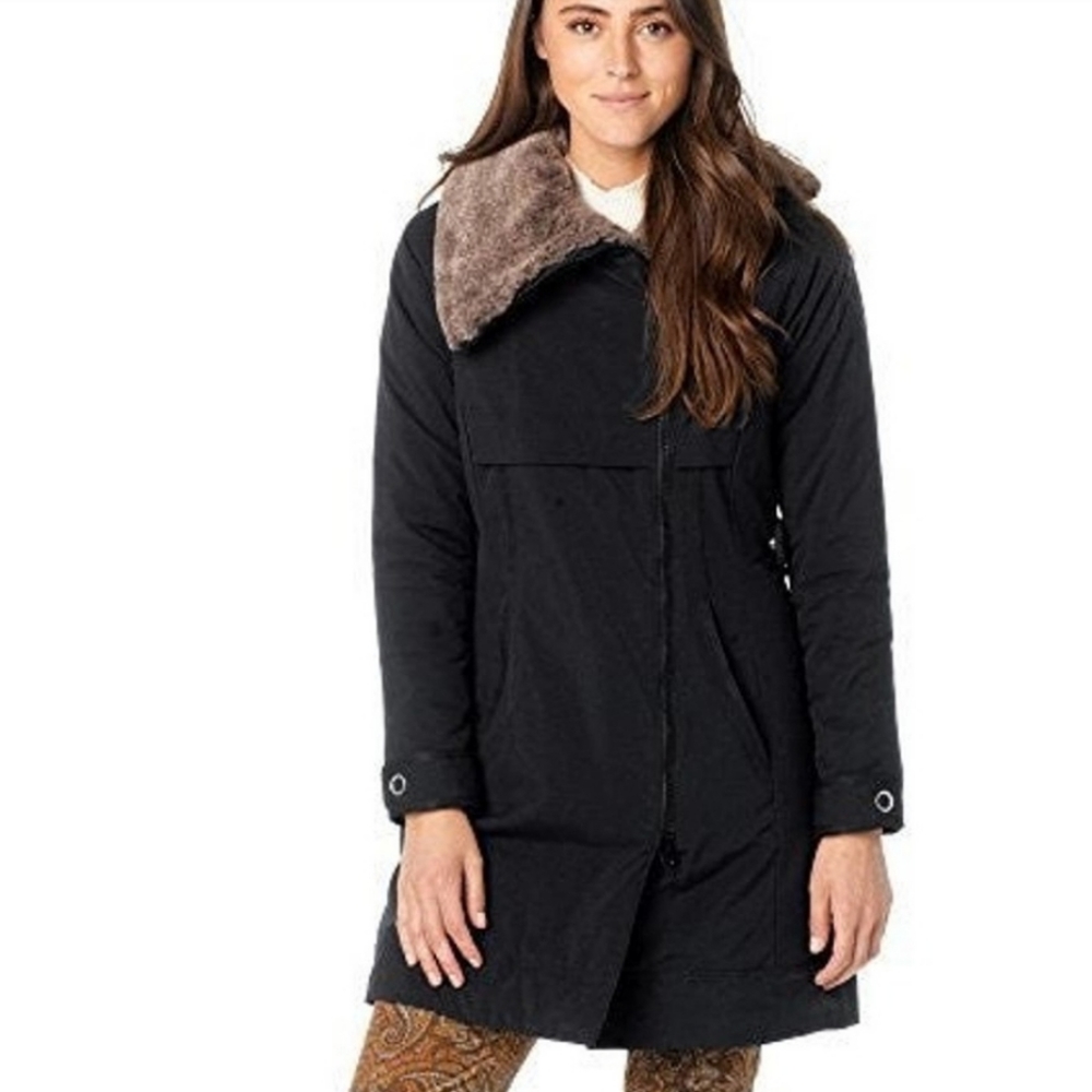 Prana Kagool Jacket Parka Black Large
